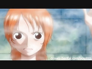 One Piece Hentai Nami Extended Bath Scene Hentanime