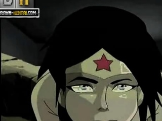 Busty hentai brunette sucks this hard hentai