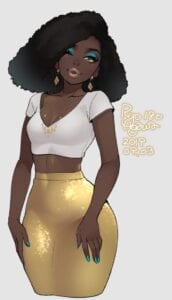 Beauty hentai black, ebony girls and babes 1 - Hentanime