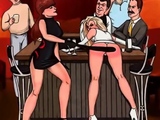 Ass spanking compilation from cartoon porn parodies