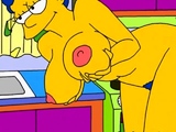 Hard fucking and sucking compilation in the Simpsons
