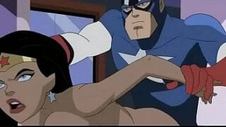 Wonderwoman and Captain America are Having Sex