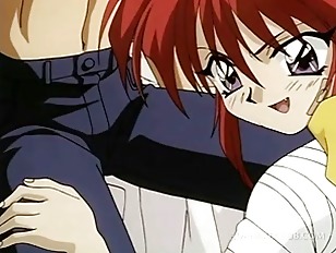 Excited hentai sex doll rubbing her dripping cunt