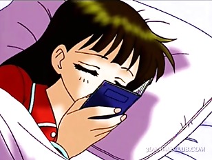 Teen anime cutie gets mouth fucked in close-up