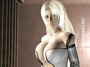 Blondie 3D hentai babe show tits