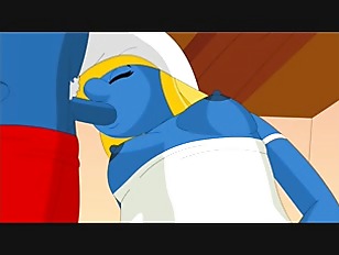 Blue dwarfs fucking in an orgy