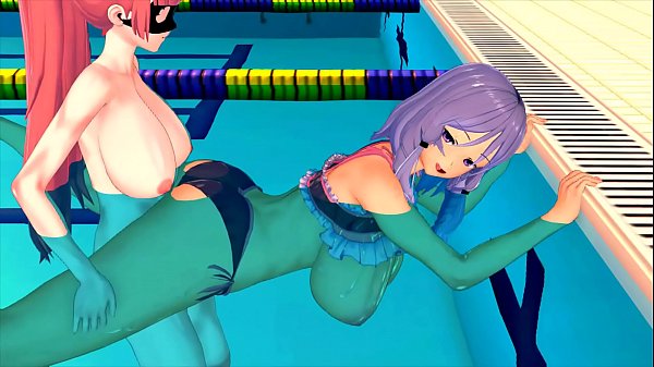 GIRL SERIOUSLY STUDYING SWIMMING 3D HENTAI 44