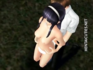 Sexy 3D hentai chick gets fucked