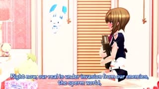 Dans ce hentai les jeunes filles ont des bites