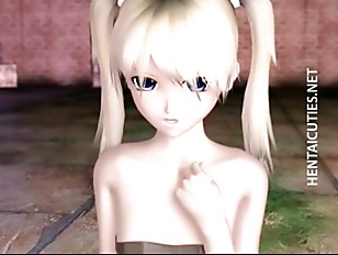 Pigtailed 3D hentai cutie gets fucked