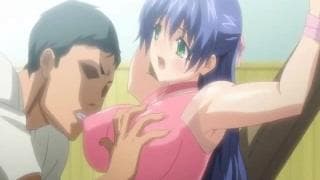 A sweetheart in a hentai gangbang