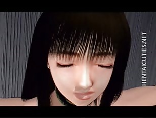 Horny 3D hentai girl gets slit masturbated