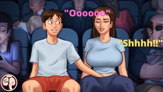 Stepsister:”Make me cum in cinema now”