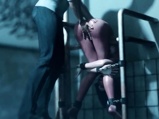 Hentai Bathroom sex in bondage