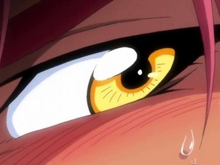 Hentai redhead gives blowjob and having sex