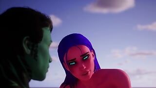 Alien Woman Gets Fucked My Alien Male – 3D Animation