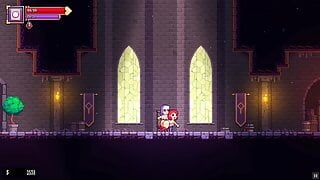 Scarlet Maiden Hentai game PornPlay Ep.2 Gloryhole and futanari blowjob in the caves