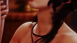 3D Whore Sucking A Guys Huge Cock