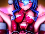 [mozuku]ganyu-chan cute video(christmas outfit)