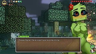 Minecraft Horny Craft – Part 39 Anal With Creeper Plus Pink Panties By LoveSkySan69